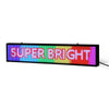 8 x 115 inch Ultra-bright Full Video Color Programmable LED Sign for Store Windows