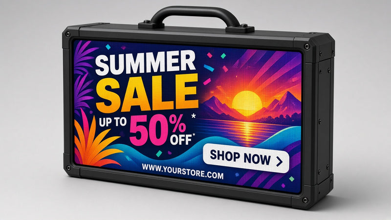 15 x 27 inch Ultra-bright Full Video Color Programmable LED Sign Water and Weather Proof for Outdoor Use