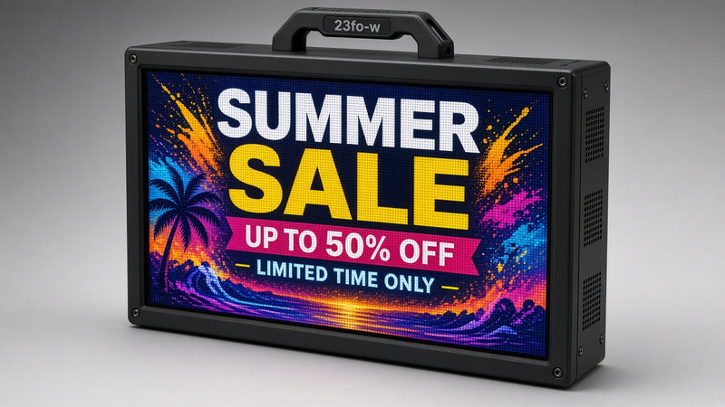 21 x 27 inch Ultra-bright Full Video Color Programmable LED Sign Water and Weather Proof for Outdoor Use