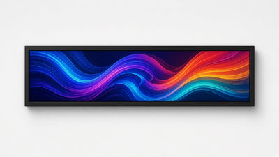 8 x 39 inch Ultra-bright High-definition Full Video Color Programmable LED Sign for Store Windows