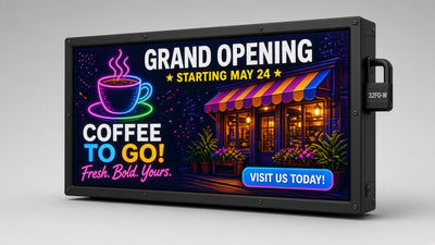 15 x 40 inch Ultra-bright Full Video Color Programmable LED Sign Water and Weather Proof for Outdoor Use
