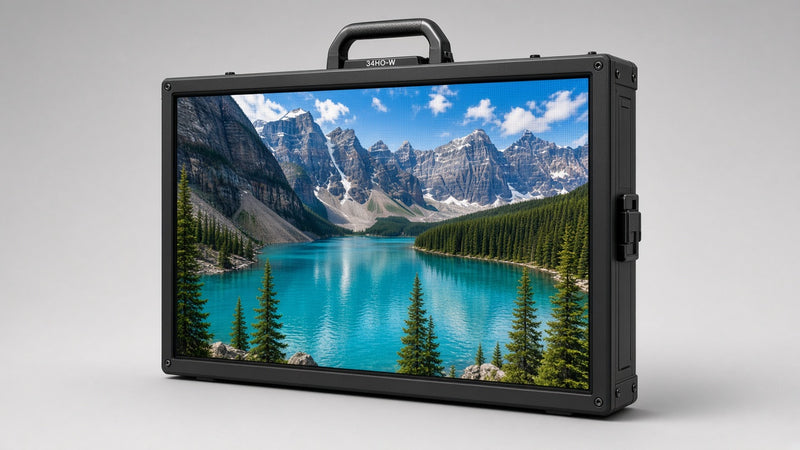 27 x 40 inch Ultra-bright High-definition Full Video Color Programmable LED Sign Water and Weather Proof for Outdoor Use