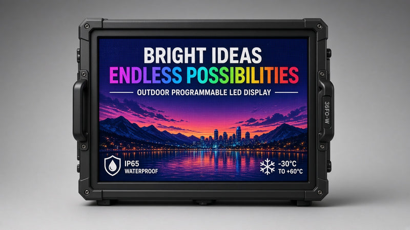 40 x 40 inch Ultra-bright Full Video Color Programmable LED Sign Water and Weather Proof for Outdoor Use