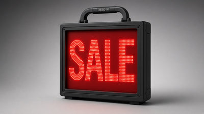 40 x 40 inch Ultra-bright Red Color Programmable LED Sign Water and Weather Proof for Outdoor Use