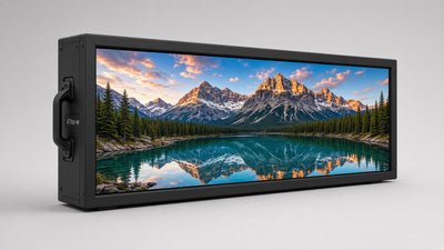 8 x 53 inch Ultra-bright High-definition Full Video Color Programmable LED Sign Water and Weather Proof for Outdoor Use