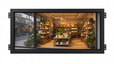 8 x 77 inch Ultra-bright High-definition Full Video Color Programmable LED Sign for Store Windows
