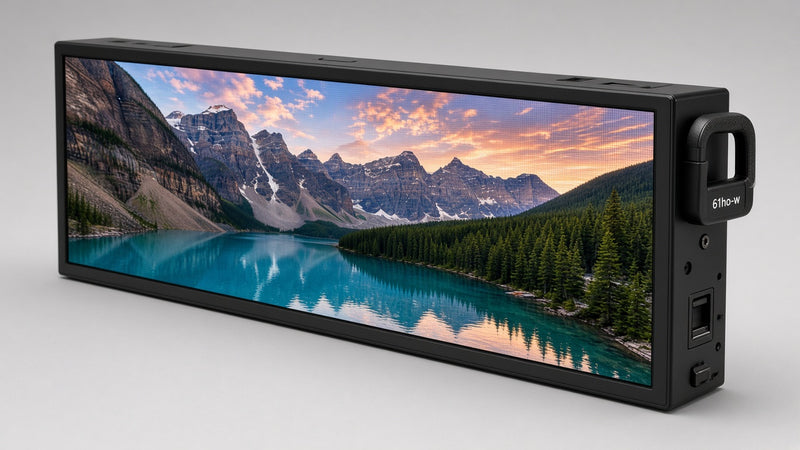 8 x 78 inch Ultra-bright High-definition Full Video Color Programmable LED Sign Water and Weather Proof for Outdoor Use