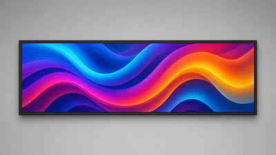 27 x 78 inch Ultra-bright High-definition Full Video Color Programmable LED Sign for Store Windows