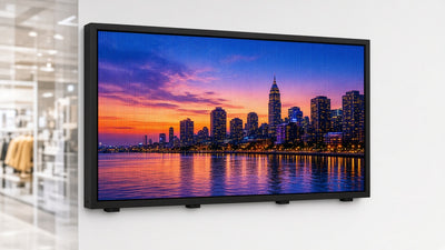 34 x 78 inch Ultra-bright High-definition Full Video Color Programmable LED Sign for Store Windows