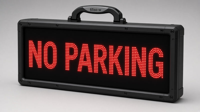 34 x 78 inch Ultra-bright Red Color Programmable LED Sign Water and Weather Proof for Outdoor Use