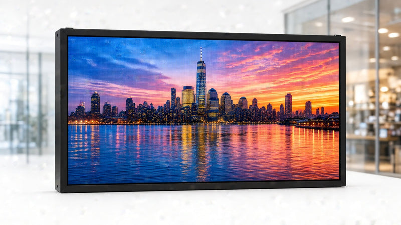 40 x 78 inch Ultra-bright High-definition Full Video Color Programmable LED Sign for Store Windows