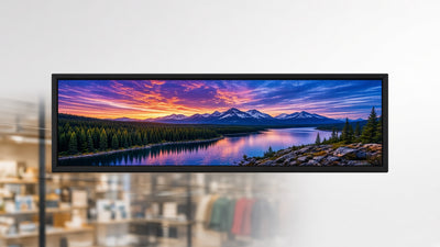 21 x 90 inch Ultra-bright High-definition Full Video Color Programmable LED Sign for Store Windows