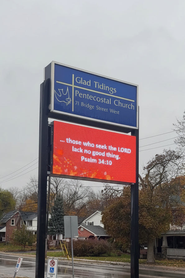 7' by 3' (88" (L) x 38" (H)) Full Color Premium Duty Outdoor LED Sign