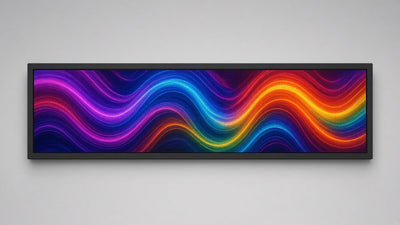 21 x 90 inch Ultra-bright High-definition Full Video Color Programmable LED Sign for Store Windows