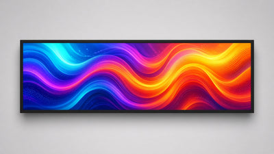 27 x 90 inch Ultra-bright High-definition Full Video Color Programmable LED Sign for Store Windows