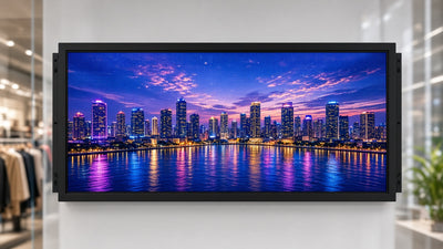 34 x 90 inch Ultra-bright High-definition Full Video Color Programmable LED Sign for Store Windows