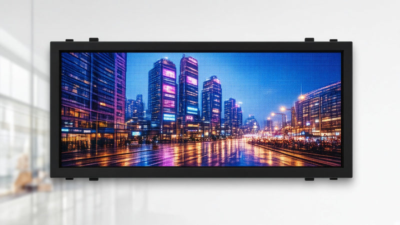 40 x 90 inch Ultra-bright High-definition Full Video Color Programmable LED Sign for Store Windows