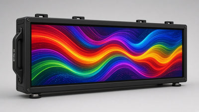 8 x 103 inch Ultra-bright Full Video Color Programmable LED Sign Water and Weather Proof for Outdoor Use