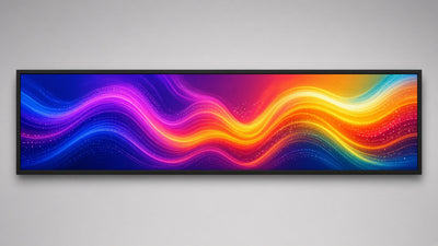 14 x 102 inch Ultra-bright High-definition Full Video Color Programmable LED Sign for Store Windows