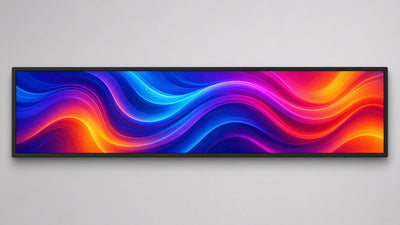 21 x 103 inch Ultra-bright High-definition Full Video Color Programmable LED Sign for Store Windows