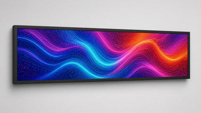 27 x 103 inch Ultra-bright High-definition Full Video Color Programmable LED Sign for Store Windows