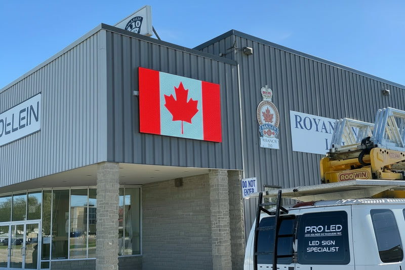 6' by 6' (76" (L) x 76" (H)) Full Color Premium Duty Outdoor LED Sign