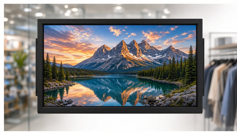 8 x 115 inch Ultra-bright High-definition Full Video Color Programmable LED Sign for Store Windows