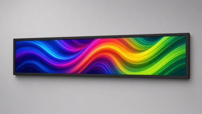 21 x 116 inch Ultra-bright High-definition Full Video Color Programmable LED Sign for Store Windows