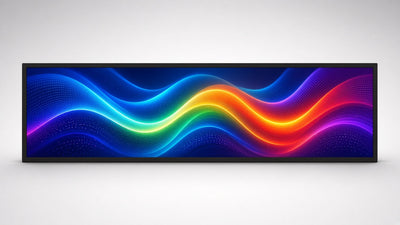 27 x 116 inch Ultra-bright High-definition Full Video Color Programmable LED Sign for Store Windows
