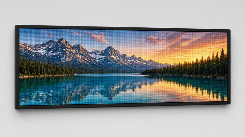 14 x 90 inch HD Full Color High Frame Sealed Outdoor LED Sign
