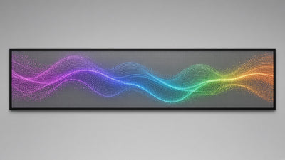 20 H x 79 L inch Ultra-bright See Through Full Video Color Programmable LED Sign for Store Windows
