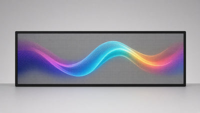 20 H x 40 L inch Ultra-bright See Through Full Video Color Programmable LED Sign for Store Windows