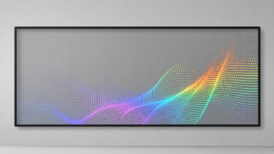 40 H x 79 L inch Ultra-bright See Through Full Video Color Programmable LED Sign for Store Windows