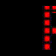 27 x 27 inch Ultra-bright Red Color Programmable LED Sign for Store Windows