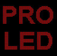27 x 27 inch Ultra-bright Red Color Programmable LED Sign for Store Windows