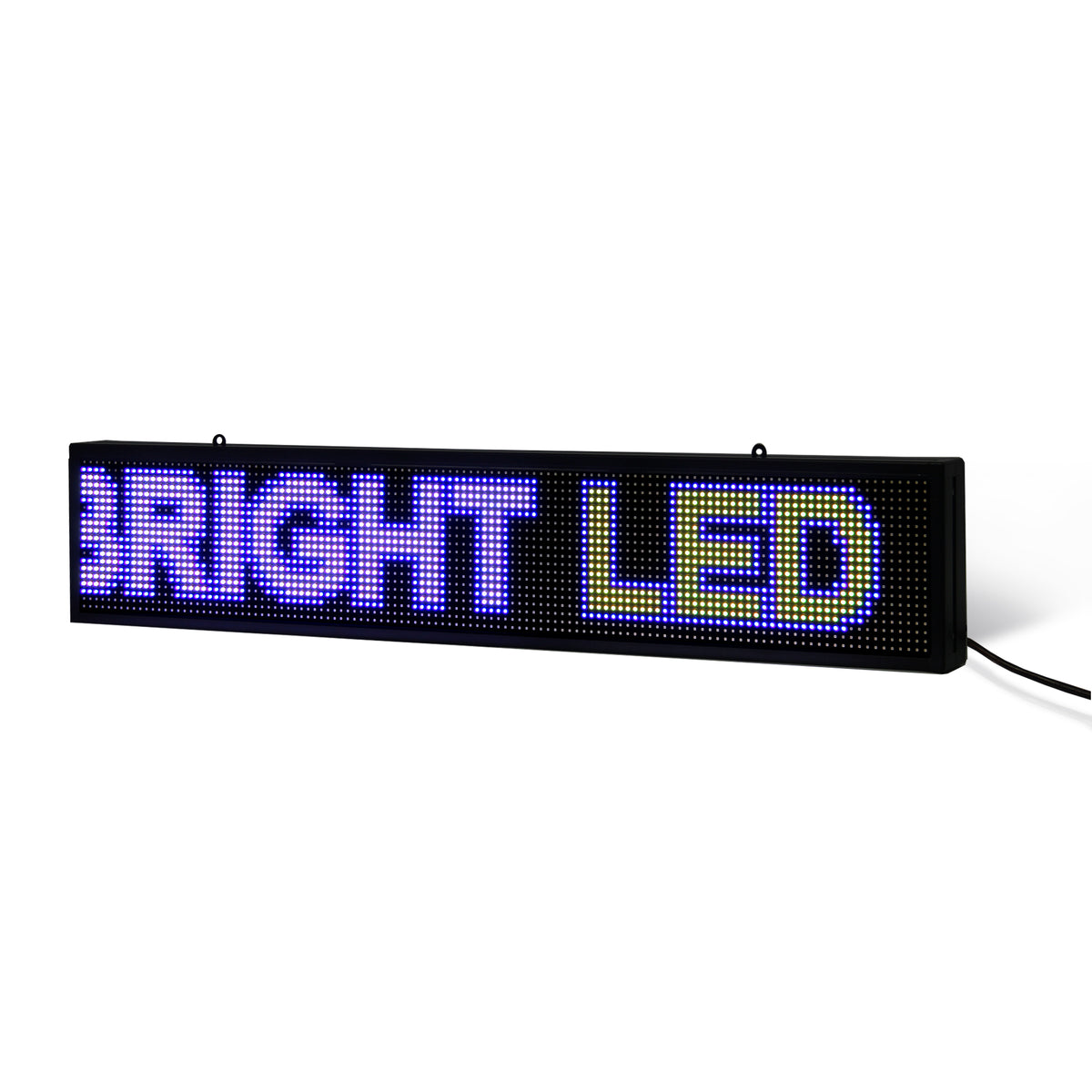 8 x 78 inch Ultra-bright Full Video Color Programmable LED Sign Water and Weather Proof for Outdoor Use