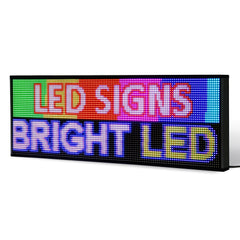 14 x 64 inch Ultra-bright Full Video Color Programmable LED Sign for Store Windows
