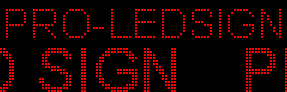 14 x 39 inch Ultra-bright Red Color Programmable LED Sign for Store Windows
