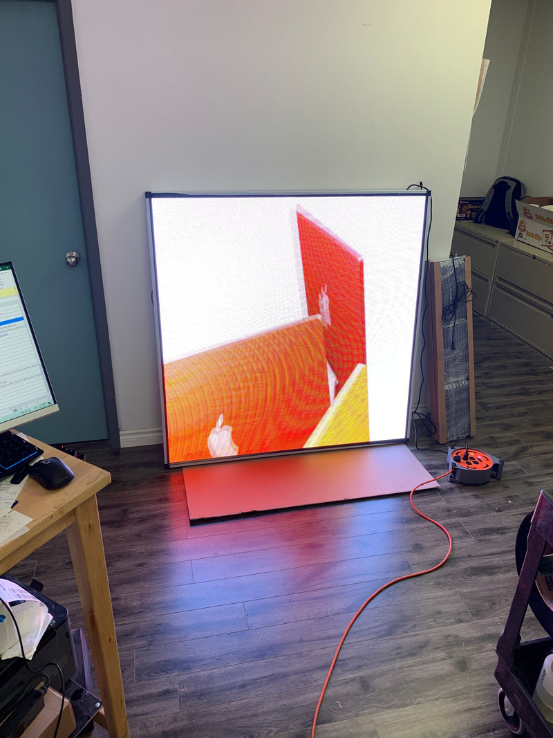 40 x 103 inch Ultra-bright High-definition Full Video Color Programmable LED Sign for Store Windows