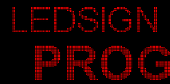 27 x 52 inch Ultra-bright Red Color Programmable LED Sign for Store Windows