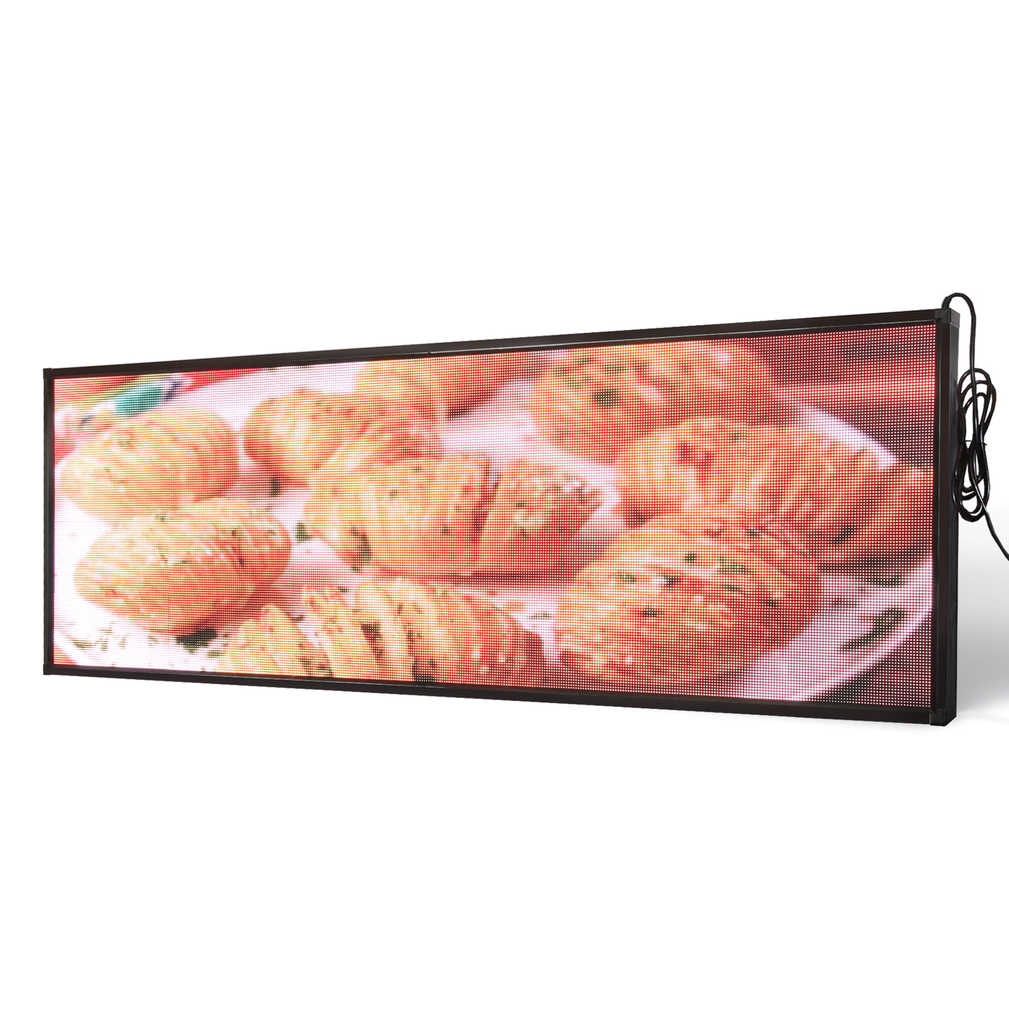 27 x 53 inch Ultra-bright High-definition Full Video Color Programmable LED Sign for Store Windows