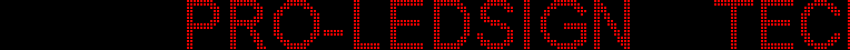 8 x 102 inch Ultra-bright Red Color Programmable LED Sign for Store Windows