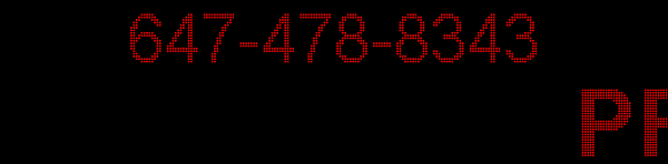 27 x 103 inch Ultra-bright Red Color Programmable LED Sign for Store Windows