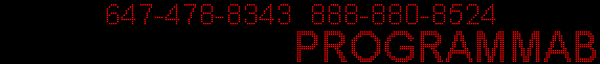 14 x 115 inch Ultra-bright Red Color Programmable LED Sign for Store Windows