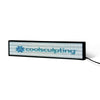 8 x 39 inch Ultra-bright High-definition Full Video Color Programmable LED Sign for Store Windows