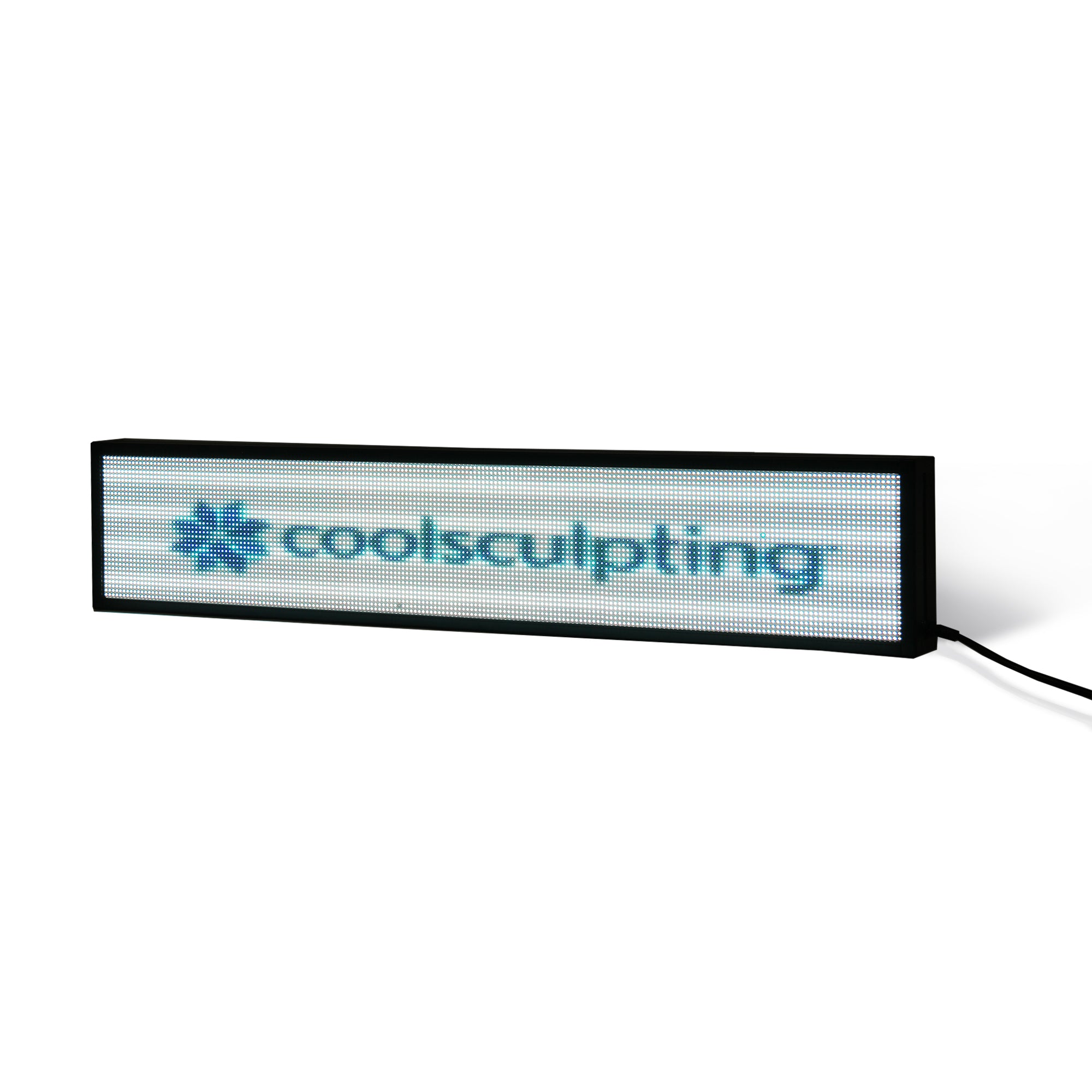 8 x 77 inch Ultra-bright High-definition Full Video Color Programmable LED Sign for Store Windows