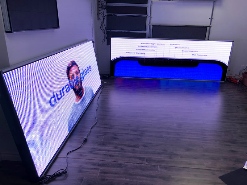 40 x 40 inch Ultra-bright Full Video Color Programmable LED Sign for Store Windows