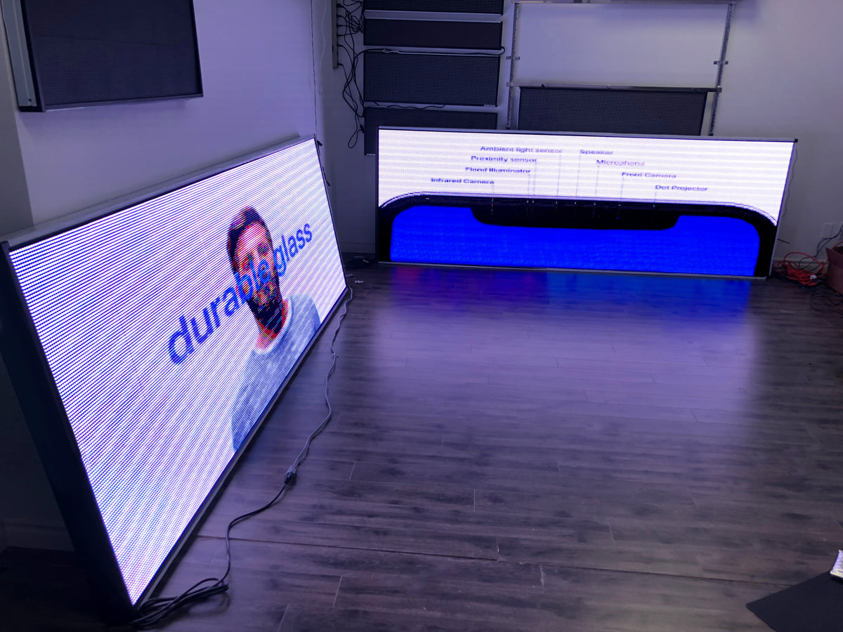 40 x 90 inch Ultra-bright Full Video Color Programmable LED Sign for Store Windows